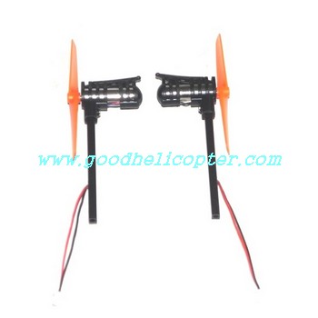 u816-u816a quad copter Positive + Reverse motor with orange blades